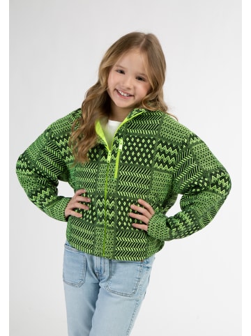 myMo KIDS Mädchen Blouson in Neon Grün Schwarz