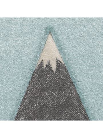 KADIMA DESIGN Kinderteppich Patchwork in Blau