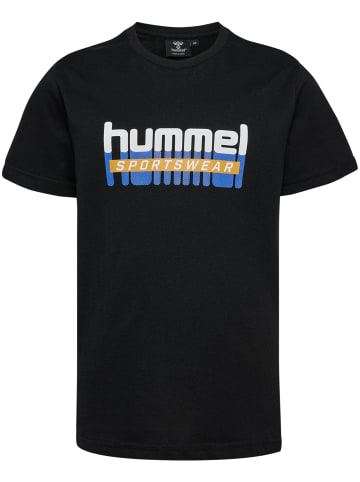 Hummel T-Shirt Hmltukas Kinder in BLACK
