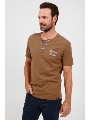 FQ1924 T-Shirt FQRudolf in Braun