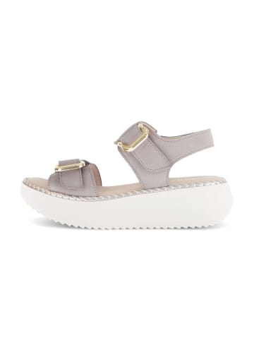 Gabor Plateau Sandalen in grau