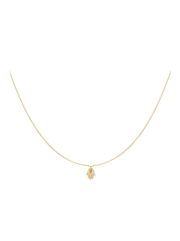 CALA ROSE Halskette HAMSA in Gold L 40 cm + 5 cm