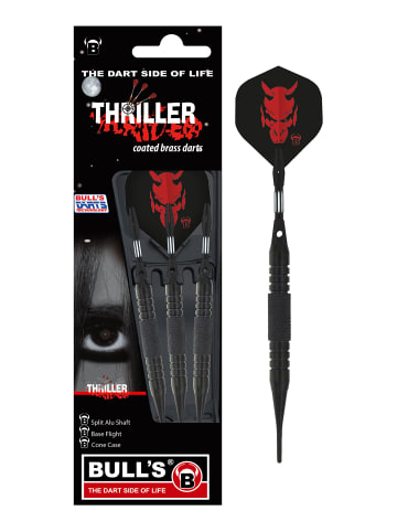 BULLS Softdarts Thriller Brass Dartpfeile Darts-Set Anfänger in red devil