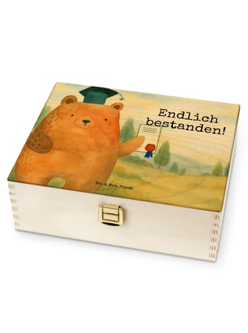 Mr. & Mrs. Panda Tee Organizer Bär Prüfung Design mit Spruch in Weiß