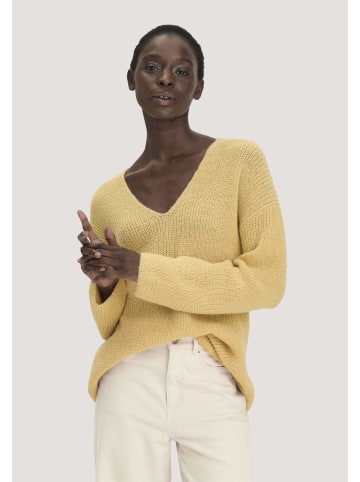 Hessnatur Strickpullover in jojobagelb