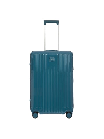 BRIC`s Positano - 4-Rollen-Trolley M 69 cm erw. (emerald green) in oktan