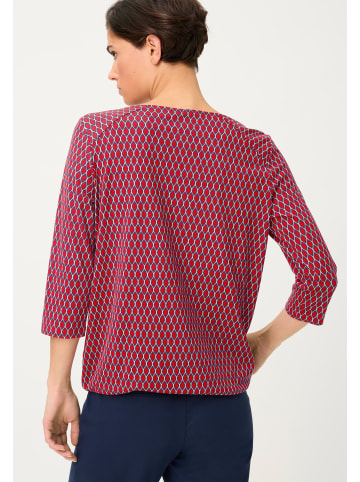 Olsen Shirt Clara in rot mehrfarbig - 0003
