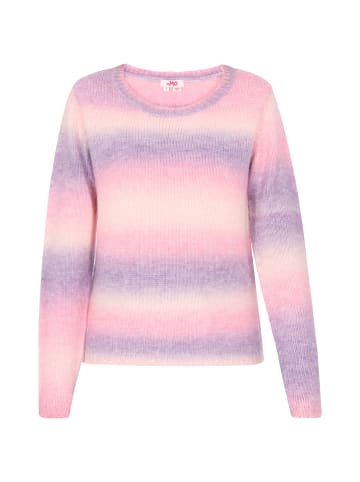 myMo Damen Sweater in Pink Mehrfarbig