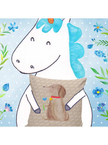 Mr. & Mrs. Panda Zierkissen Hund Blume ohne Spruch in Hundeglück