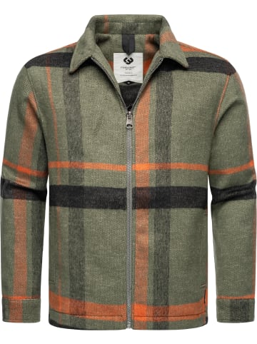 ragwear Übergangsjacke Azzte Check in Dark Olive