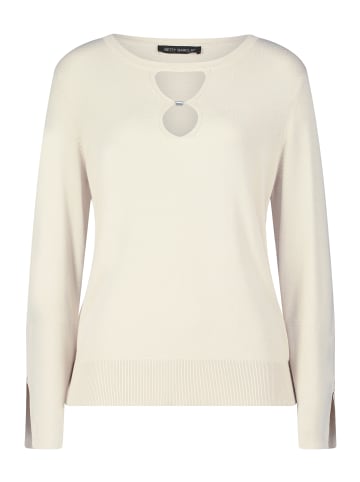 Betty Barclay Feinstrickpullover mit Cut-Outs in Powder Sand