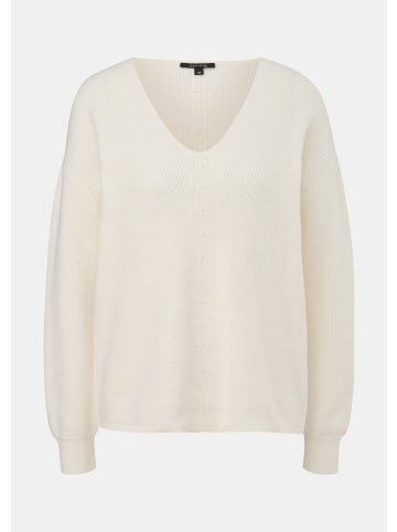 comma Strickpullover in 0120_weiß