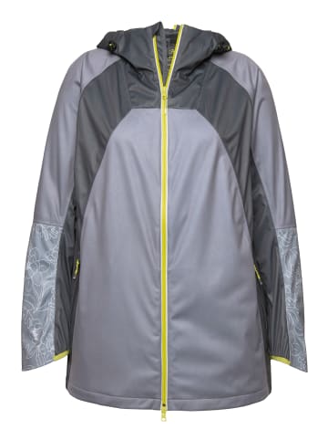 Ulla Popken Funktionsjacke in graphitgrau