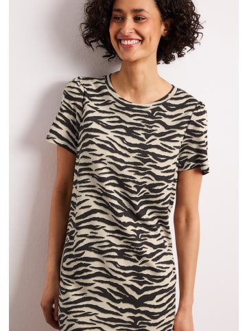 Street One Kleid in ecru schoko - 0001