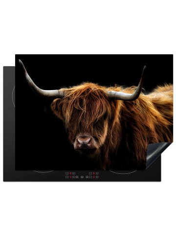 KitchenYeah Herdabdeckplatte Schottisches Hochlandrind