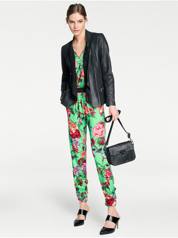 Heine Leder-Jacke in schwarz