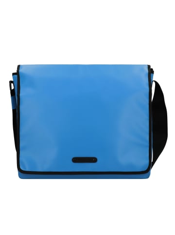 Greenburry Upcycled Tarpaulin Messenger 40 cm Laptopfach blue