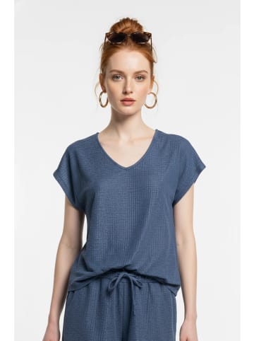 NO MATTER WHAT Shirt in Blau