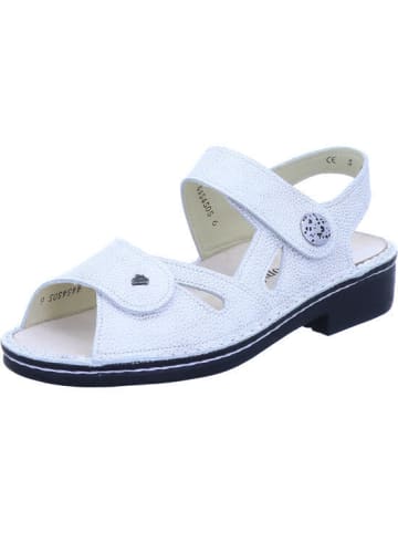 Finn Comfort Sandale in silber