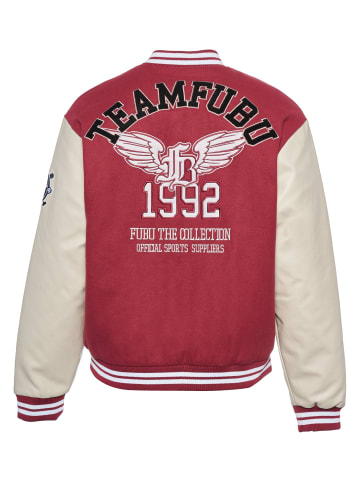 FUBU FUBU in dark red/creme/black