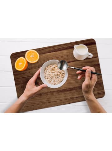 MuchoWow Platzset - Tischset (6-teilig)  Braun