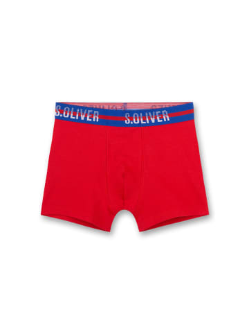 s.Oliver Boxershort 2er Pack in Blau/Rot