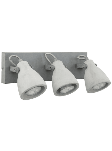 Beliani Deckenleuchten MISTAGO in Grau - (W) 36 x (H) 10 x (L) 15 cm