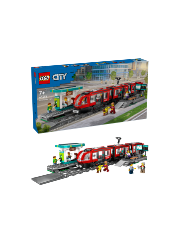 LEGO City Straßenbahn mit Haltestelle in Mehrfarbig ab 7 Jahre