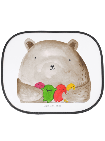 Mr. & Mrs. Panda Auto Sonnenschutz Bär Gefühl ohne Spruch in Weiß