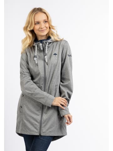 Schmuddelwedda Damen Funktionsjacke in Grau Melange Marine