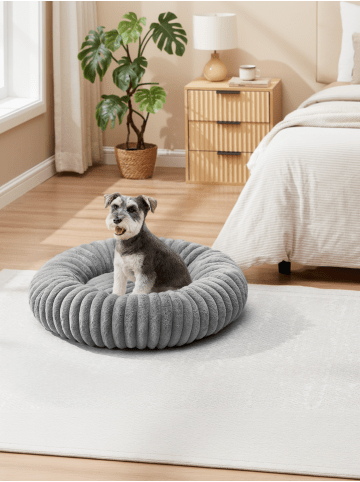 Feandrea Hundebett Baddi in Grau - (H)20 x (D)70 cm