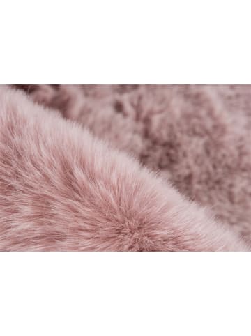 Kayoom Hochflor Teppich Tender 125 in puderrosa - rechteckig