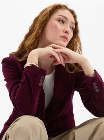 More & More Blazer in aubergine