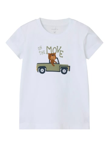 name it T-Shirt mit Print "Move" in Weiß
