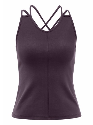 Hessnatur Top in dunkle traube