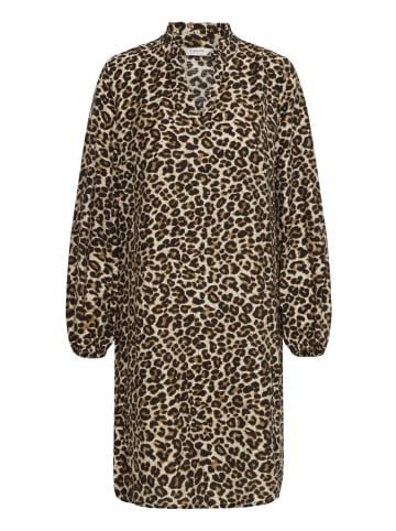 b.young Minikleid BYHINVA LS DRESS 20816097 stylisches Kleid mit Animal-Print in Braun