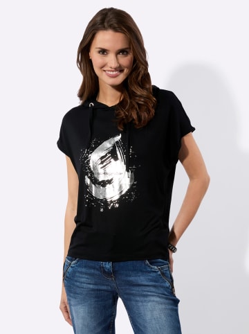 WITT WEIDEN Kapuzenshirt in schwarz