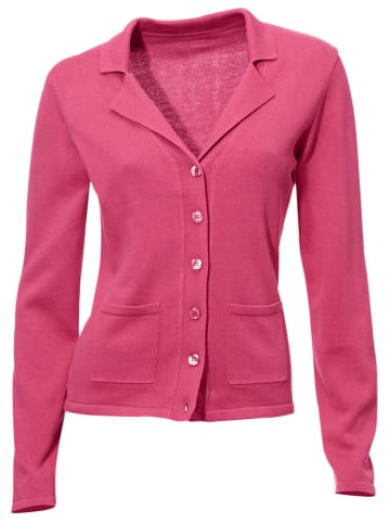 Heine Feinstrickjacke in pink