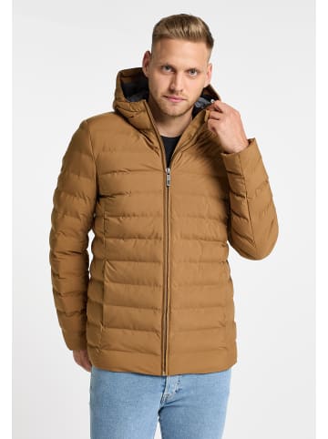 MO Herren Wattierte Winterjacke in Dunkelsand