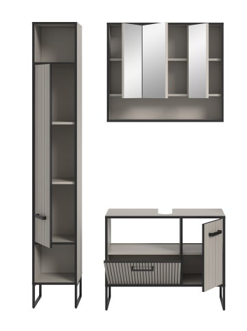 xonox.home Badkombination  (B/H/T: 125x192x36 cm) in Kaschmir