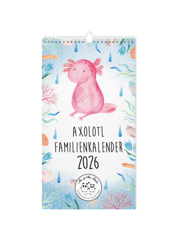 Mr. & Mrs. Panda Jahreskalender Wand 2026 Axolotl Collection ohn... in Weiß