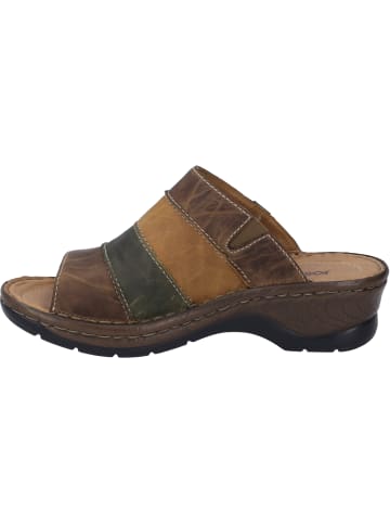 Josef Seibel Clog Catalonia 64 in brandy-multi