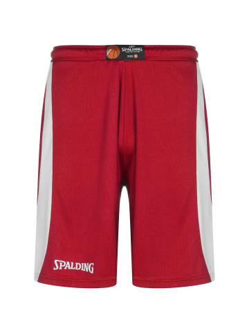 Spalding Shorts Jam in rot / weiß