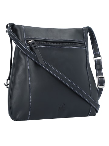 MYWALIT Laguna Medium Umhängetasche Leder 23 cm in black