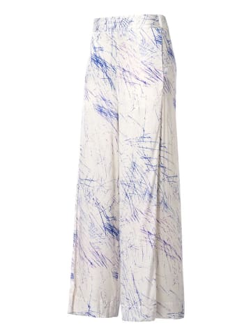 Mart Visser Aiden Printhose Weiß/Marineblau