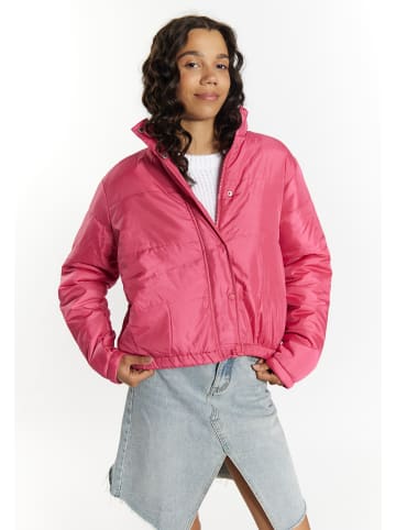 myMo Damen Leicht Wattierte Blousonjacke in pink