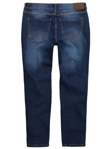Men Plus Jeanshose in dark blue denim