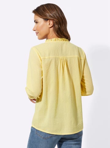 Sieh an! Bluse in zitrone