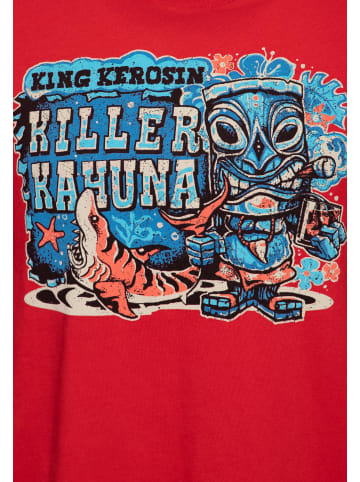 King Kerosin King Kerosin Print T-Shirt Killer Kahuna in rot