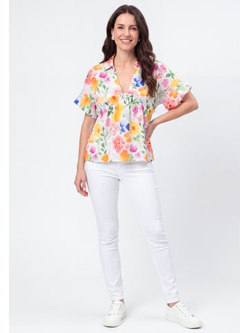 usha BLUE LABEL Women Blouse in Multicolor White